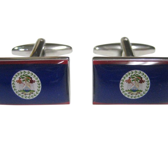 Belize Flags – Caribbean Islands Gift Shop Belize Flag Cufflinks